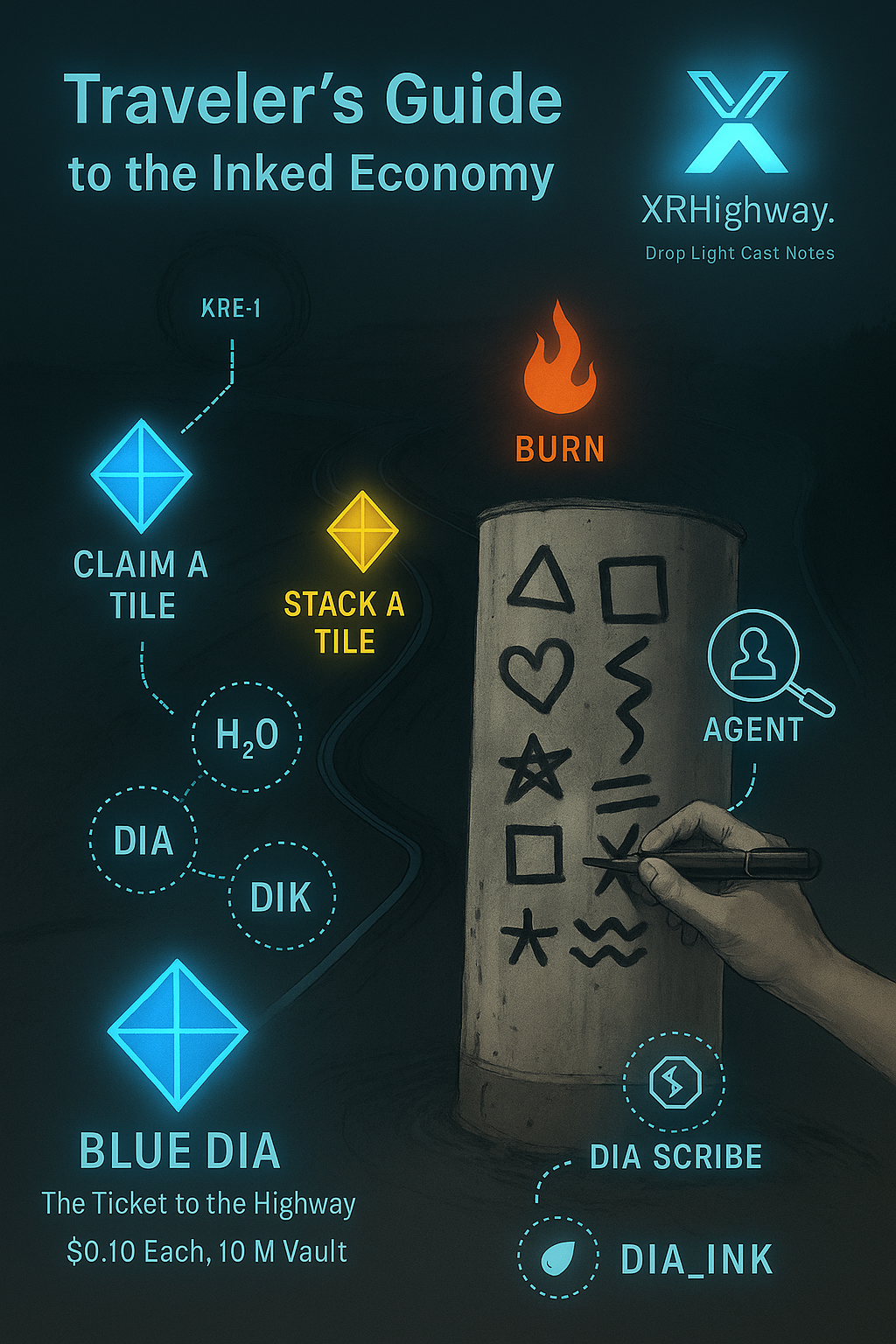 XR Highway Glyph Tile